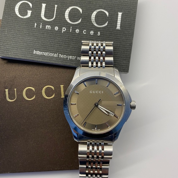 GUCCI G Timeless YA126406 Brown Dial - Picture 2 of 6